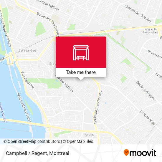 Campbell / Regent map