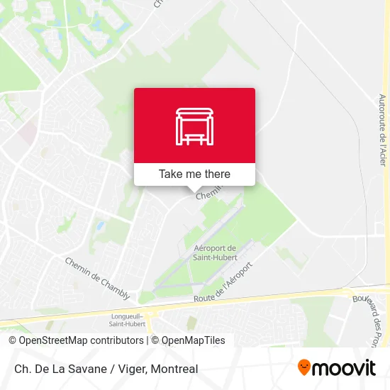 Ch. De La Savane / Viger map