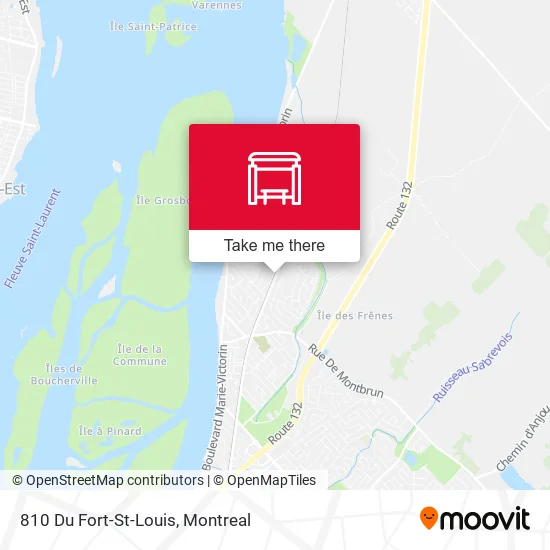 810 Du Fort-St-Louis map