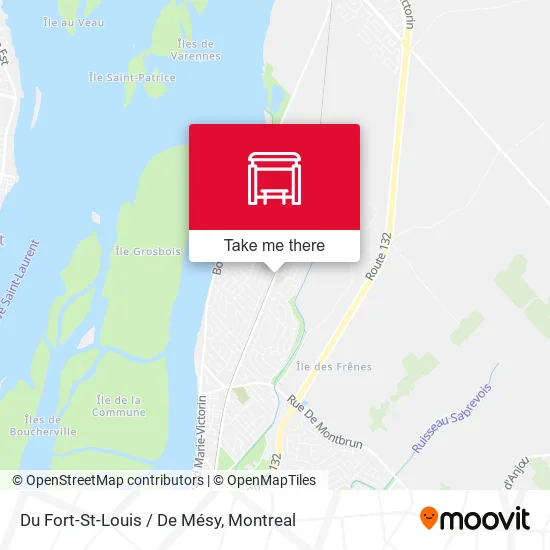 Du Fort-St-Louis / De Mésy map