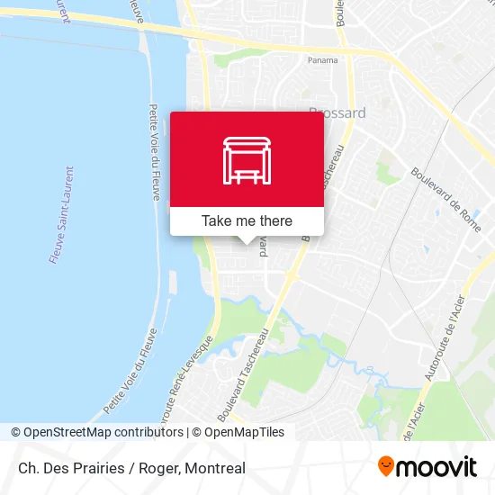 Ch. Des Prairies / Roger map