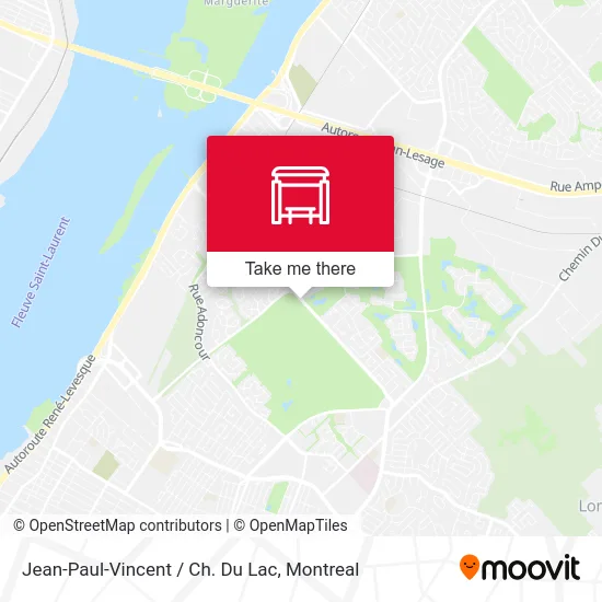 Jean-Paul-Vincent / Ch. Du Lac map