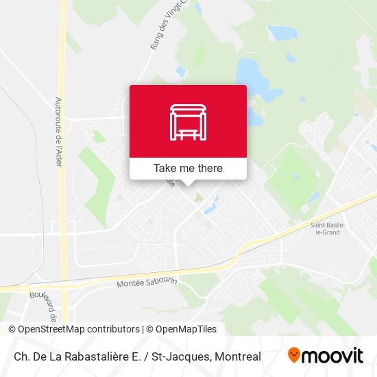 Ch. De La Rabastalière E. / St-Jacques map