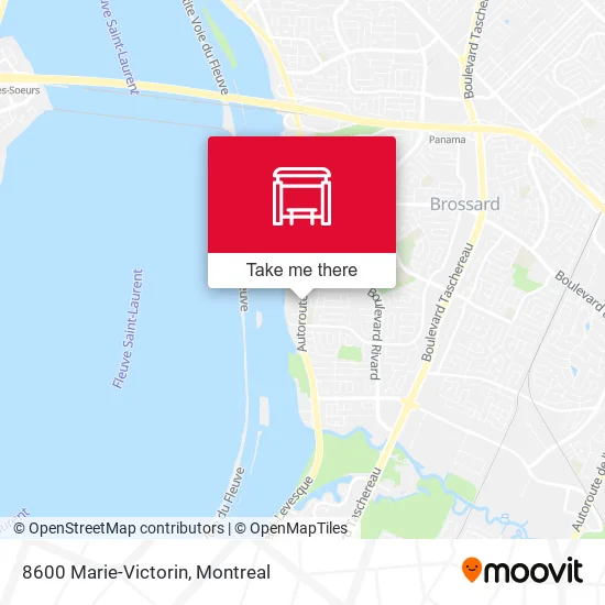 8600 Marie-Victorin map