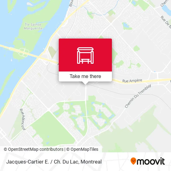 Jacques-Cartier E. / Ch. Du Lac map