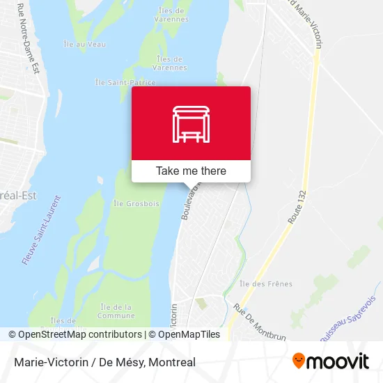 Marie-Victorin / De Mésy map