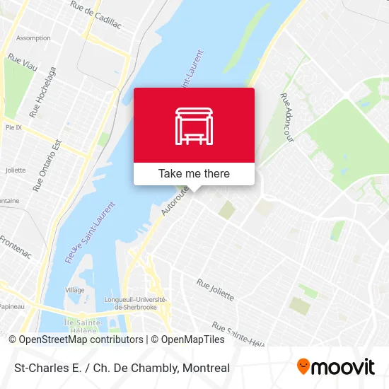 St-Charles E. / Ch. De Chambly map