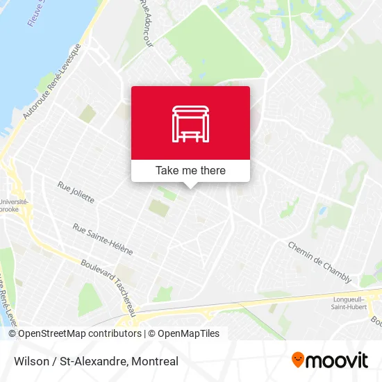 Wilson / St-Alexandre map