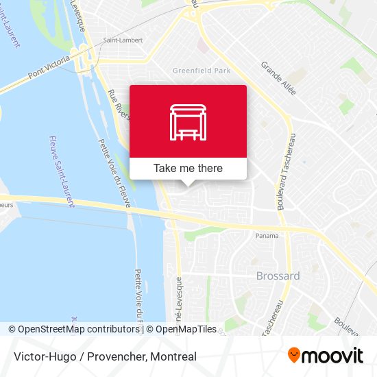 Victor-Hugo / Provencher map