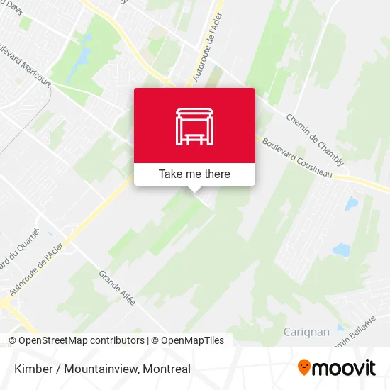 Kimber / Mountainview map