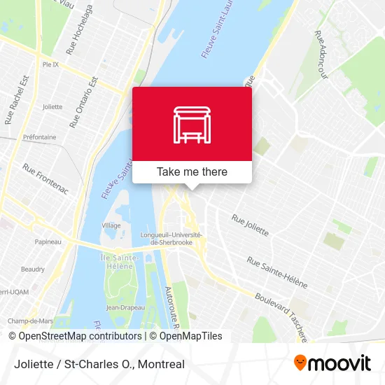 Joliette / St-Charles O. map