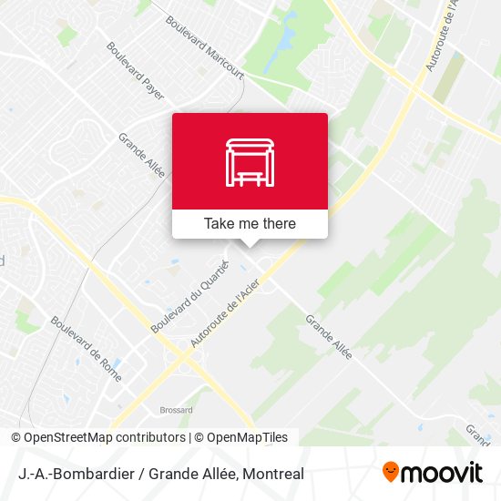 J.-A.-Bombardier / Grande Allée map