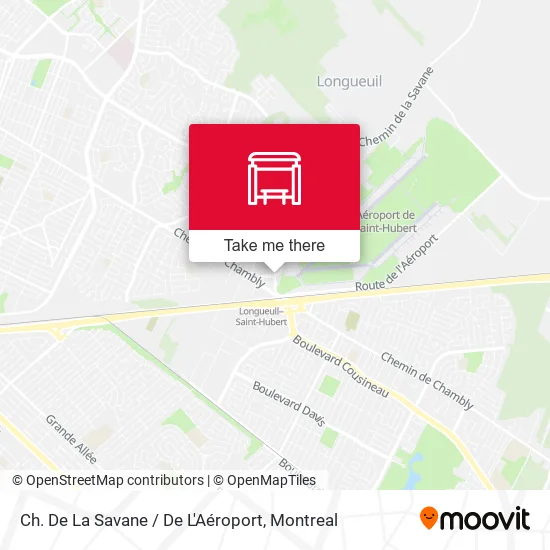 Ch. De La Savane / De L'Aéroport map