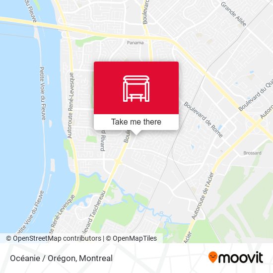 Océanie / Orégon map