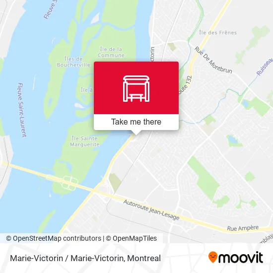 Marie-Victorin / Marie-Victorin map