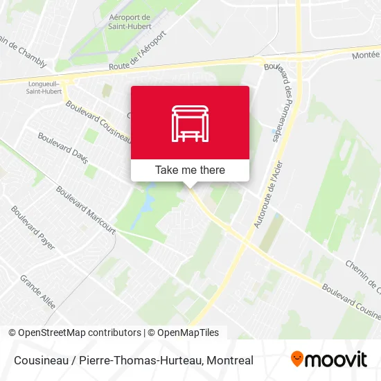 Cousineau / Pierre-Thomas-Hurteau map
