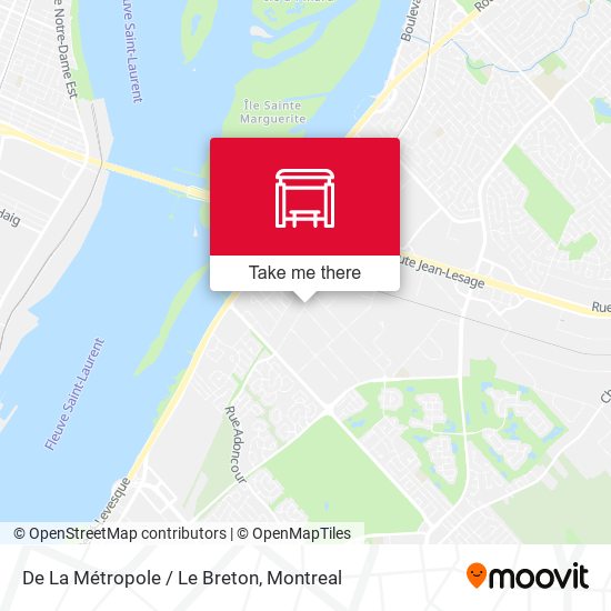 De La Métropole / Le Breton map