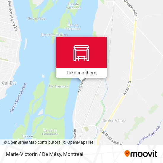 Marie-Victorin / De Mésy map