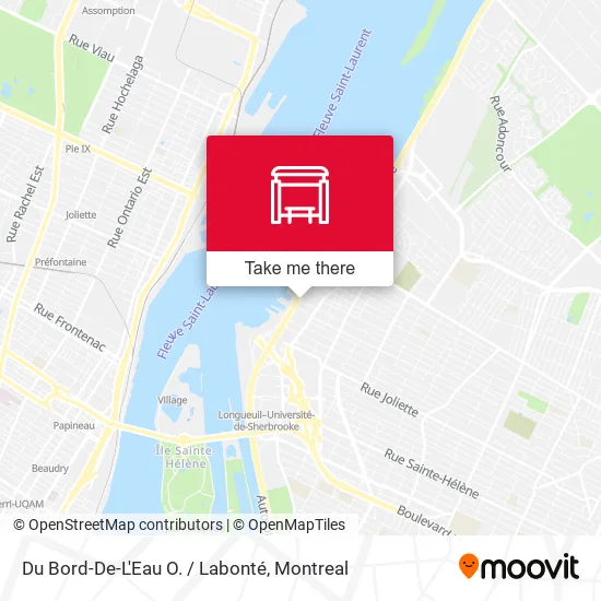 Du Bord-De-L'Eau O. / Labonté map