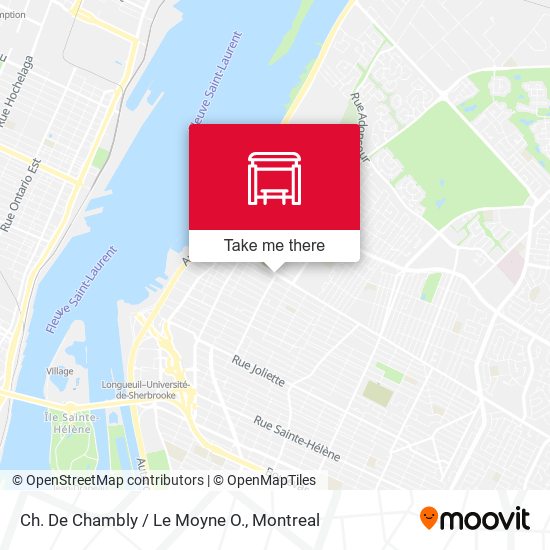Ch. De Chambly / Le Moyne O. map