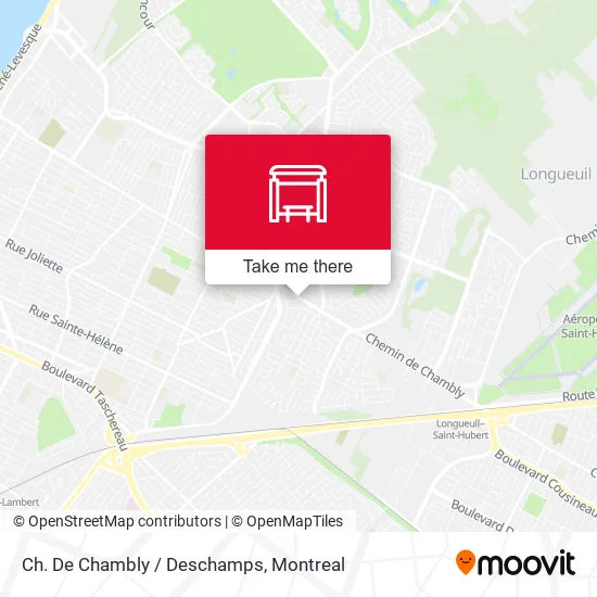 Ch. De Chambly / Deschamps map