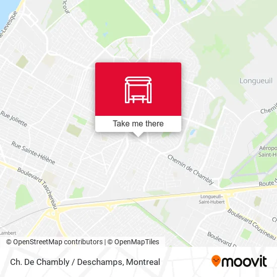 Ch. De Chambly / Deschamps map