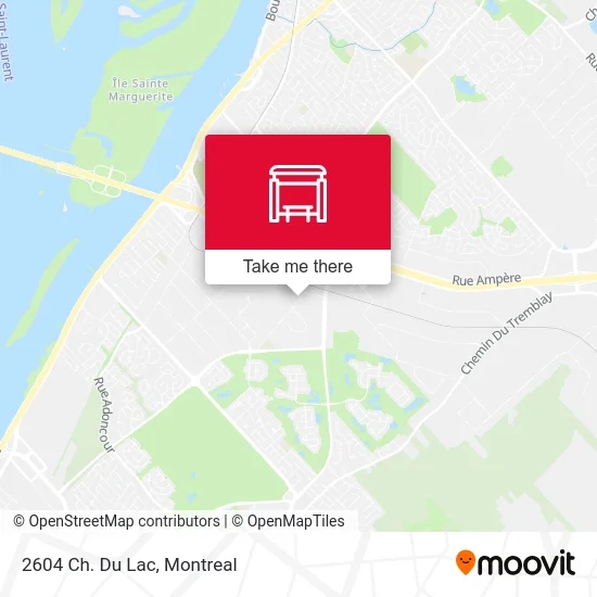 2604 Ch. Du Lac map