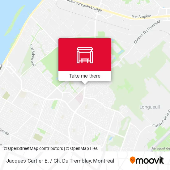 Jacques-Cartier E. / Ch. Du Tremblay map