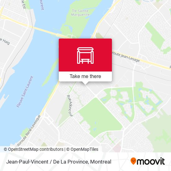 Jean-Paul-Vincent / De La Province map