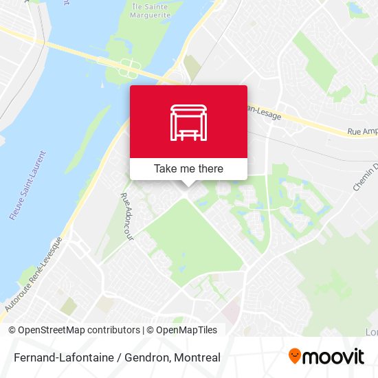 Fernand-Lafontaine / Gendron map