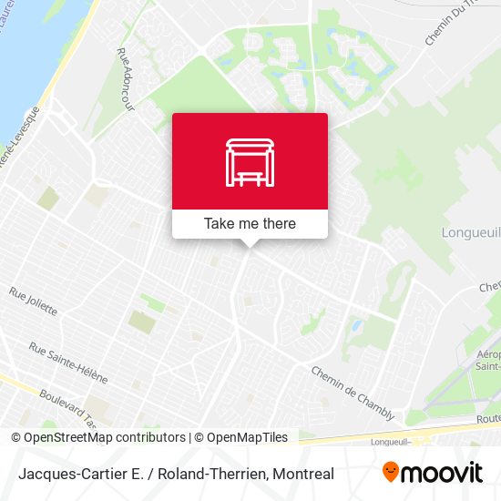Jacques-Cartier E. / Roland-Therrien map