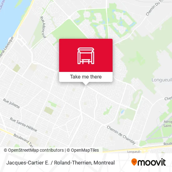 Jacques-Cartier E. / Roland-Therrien map