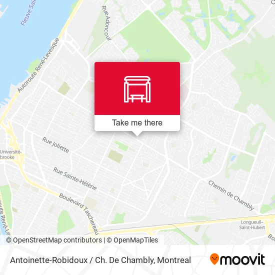 Antoinette-Robidoux / Ch. De Chambly map