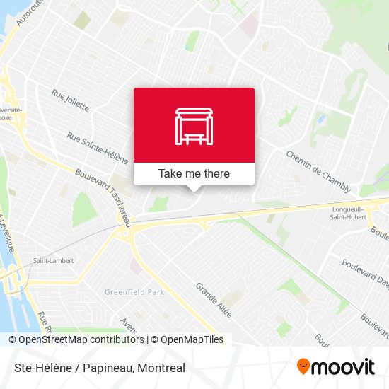 Ste-Hélène / Papineau map