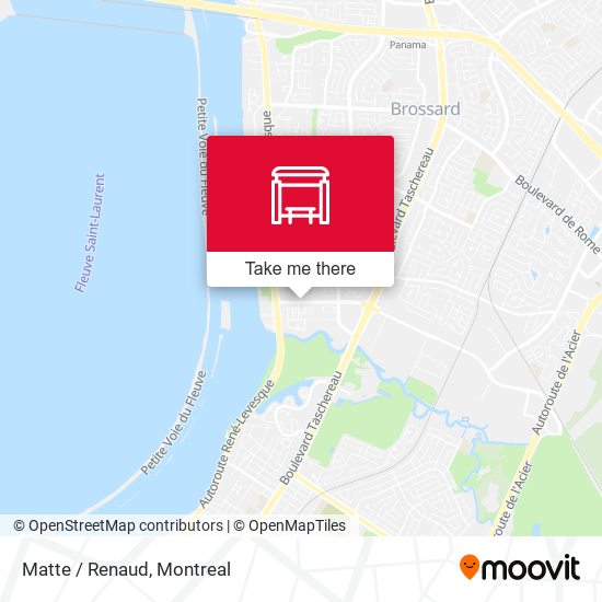 Matte / Renaud map