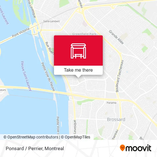 Ponsard / Perrier map