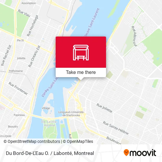 Du Bord-De-L'Eau O. / Labonté map