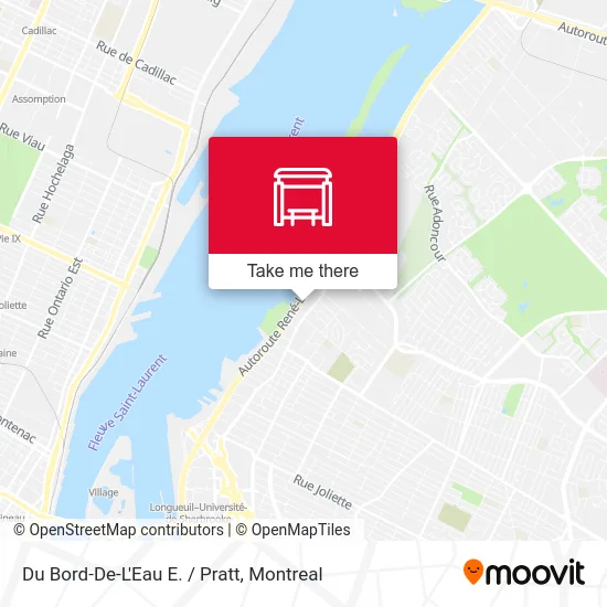 Du Bord-De-L'Eau E. / Pratt map