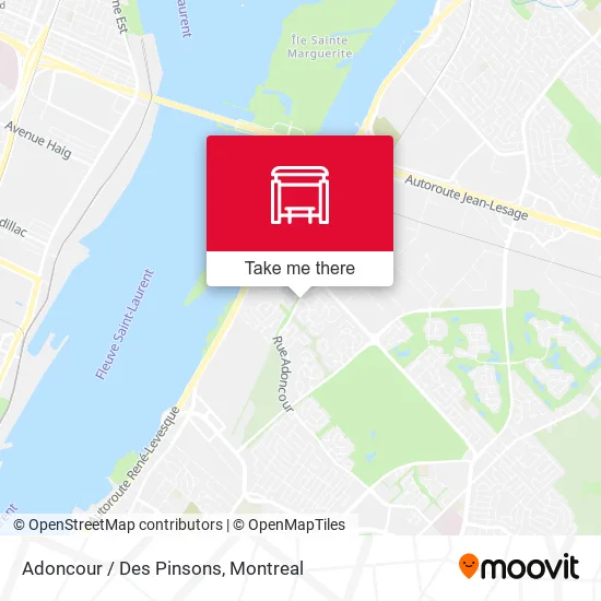 Adoncour / Des Pinsons map
