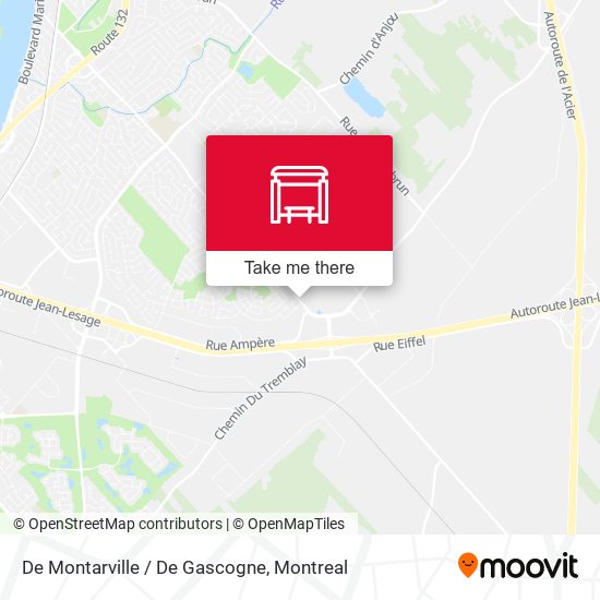 De Montarville / De Gascogne map