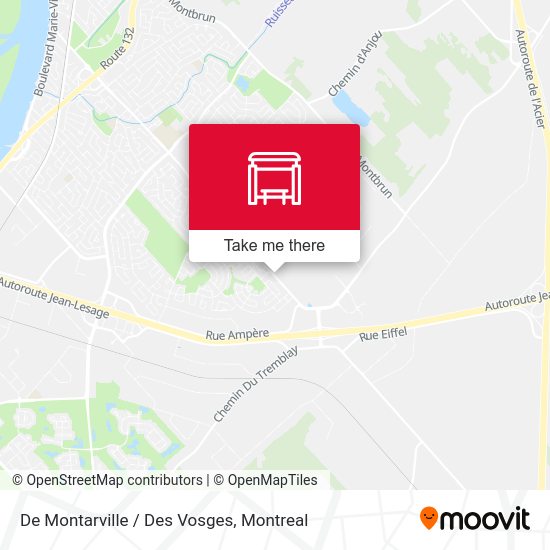 De Montarville / Des Vosges map