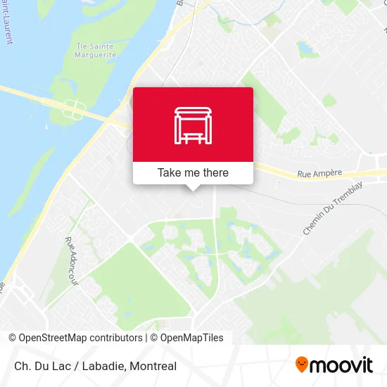 Ch. Du Lac / Labadie map