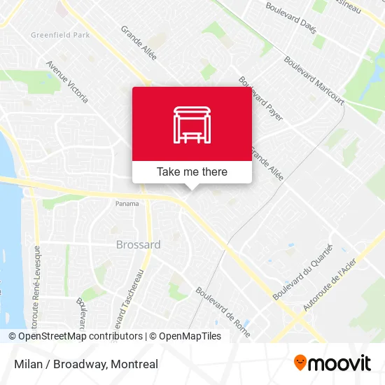 Milan / Broadway map
