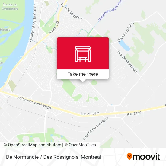 De Normandie / Des Rossignols map