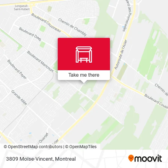 3809 Moïse-Vincent map