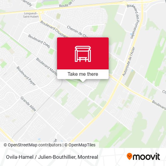 Ovila-Hamel / Julien-Bouthillier map