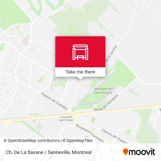 Ch. De La Savane / Senneville map