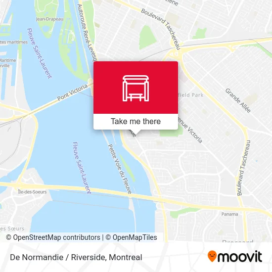 De Normandie / Riverside map