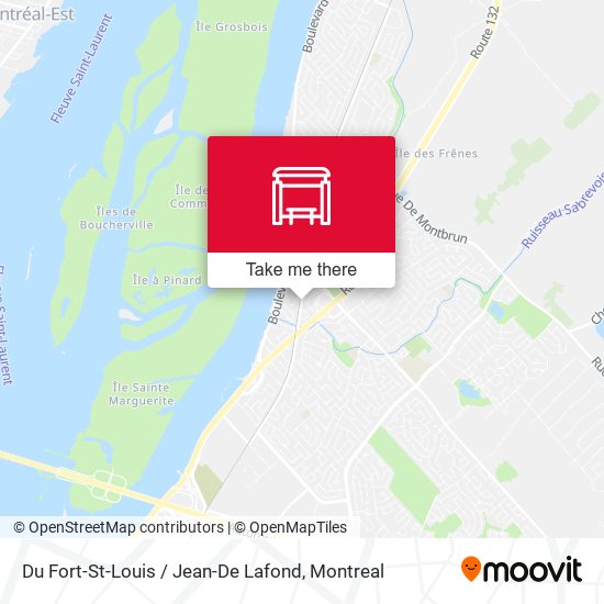 Du Fort-St-Louis / Jean-De Lafond map