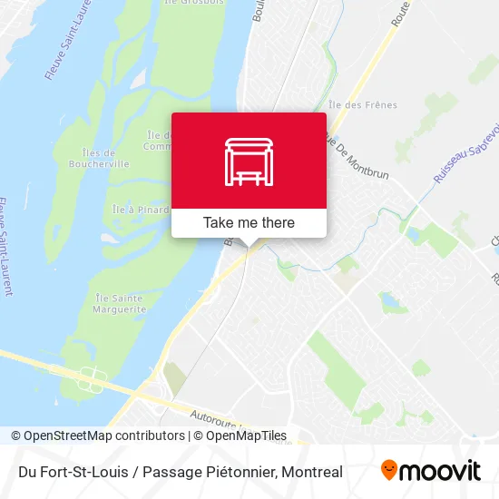 Du Fort-St-Louis / Passage Piétonnier map